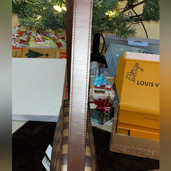 🎉Cyber Monday Price Drop💯Louis Vuitton Damier Ebene Ipanema GM Bag w/LV Dust Bag - Picture 8 of 17